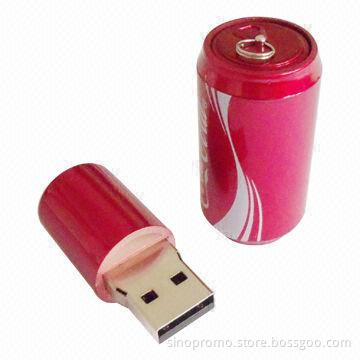 USB Disk, Made of Aluminum Material